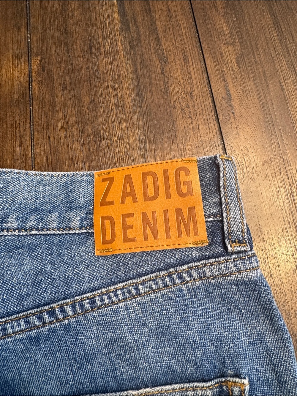 Zadig & Voltaire Défilé Sina Denim Eco Patch Shorts NWT Designer Jean Shorts F36 - Picture 6 of 16